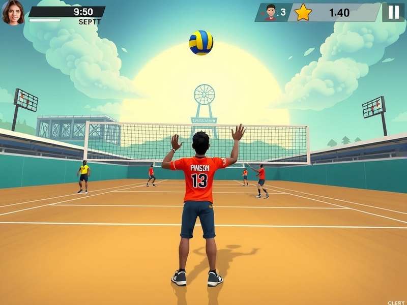 Indian players competing in Volley Stars Dominator tournament