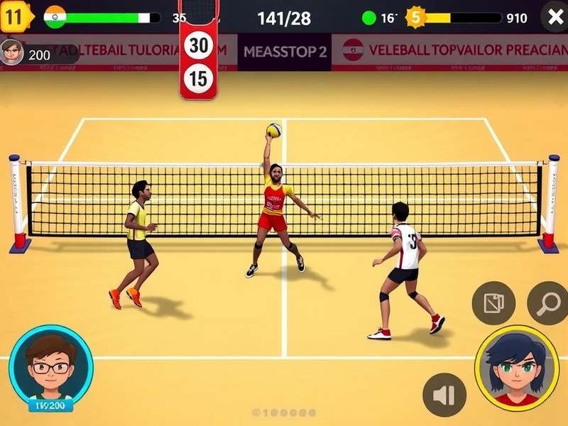 Volley Stars Dominator gameplay screenshot